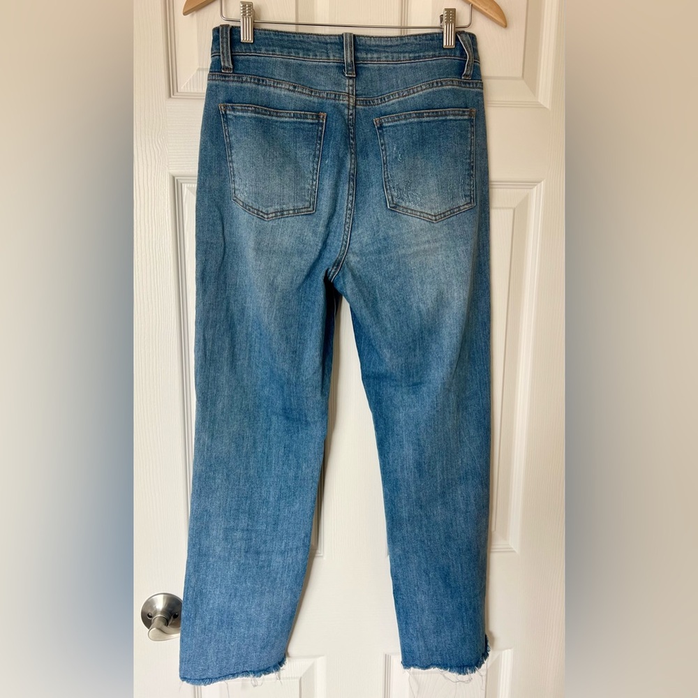 Harper Heritage High Rise Straight Cropped Jean - Picture 3 of 7